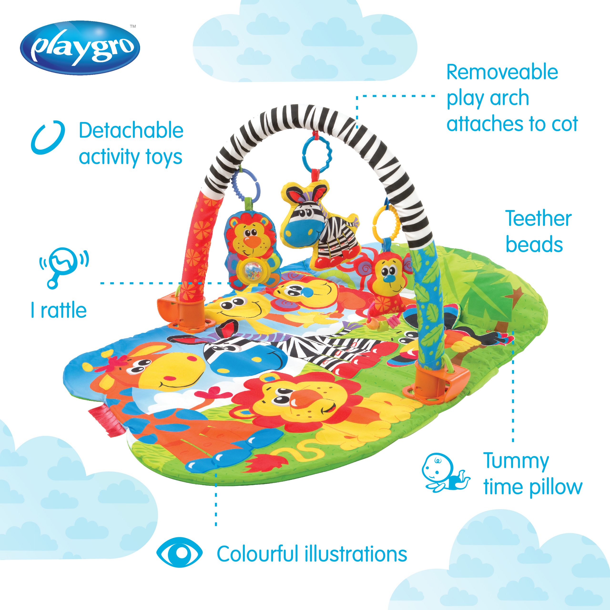 Playgro cheap baby gym