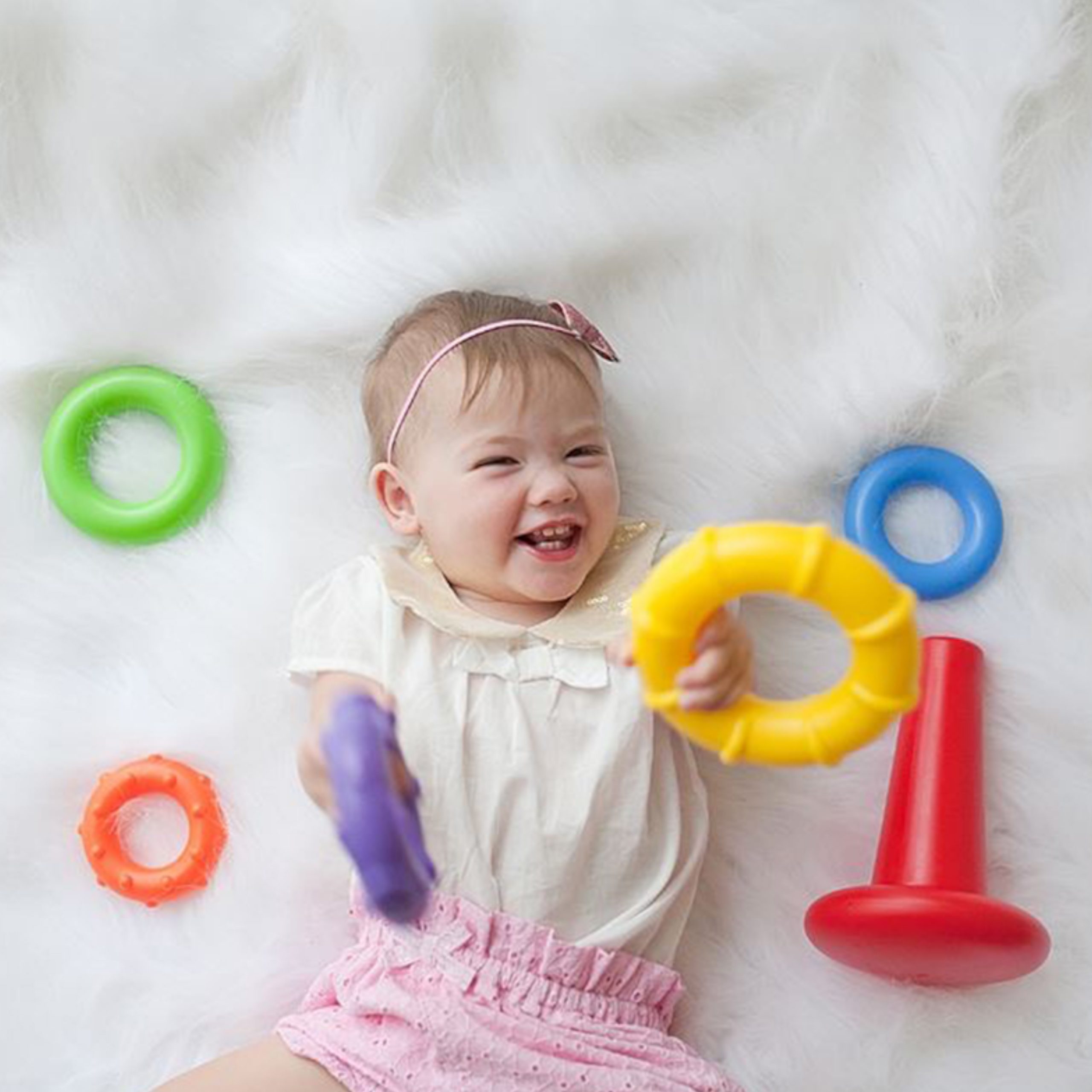 Set Gioco Educativo Playgro Clever Me: Impila, Incastra E Ordina Per Bambini 1-3 Anni (Elefante Con Blocchi, Tazze, Anelli)