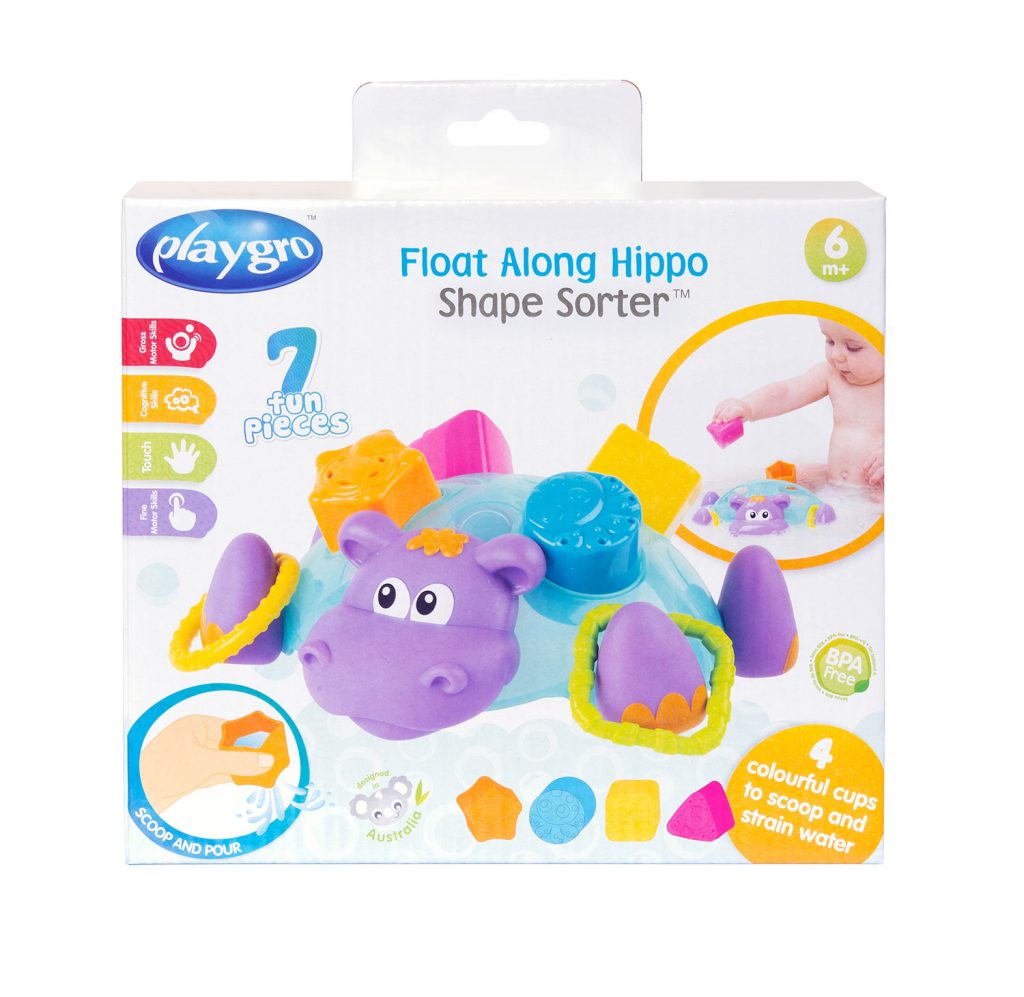 Float Along Hippo Shape Sorter Playgro International