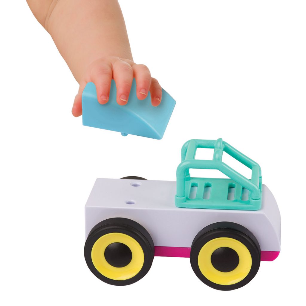 Playgro Mix & Match Cars 3 Pack - Removable Parts Toy Vehicles For Toddlers, Unisex